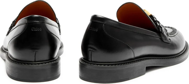 Chloe Marcie Leather Loafers - Image 8