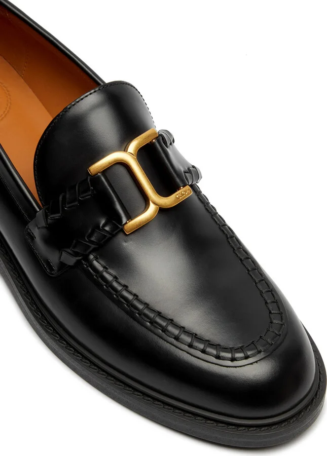 Chloe Marcie Leather Loafers - Image 9