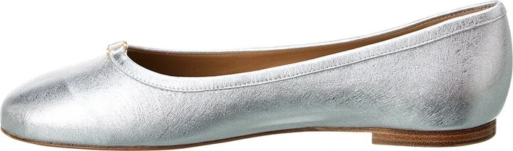 Chloé Marcie Metallic Leather Ballet Flat - Image 2