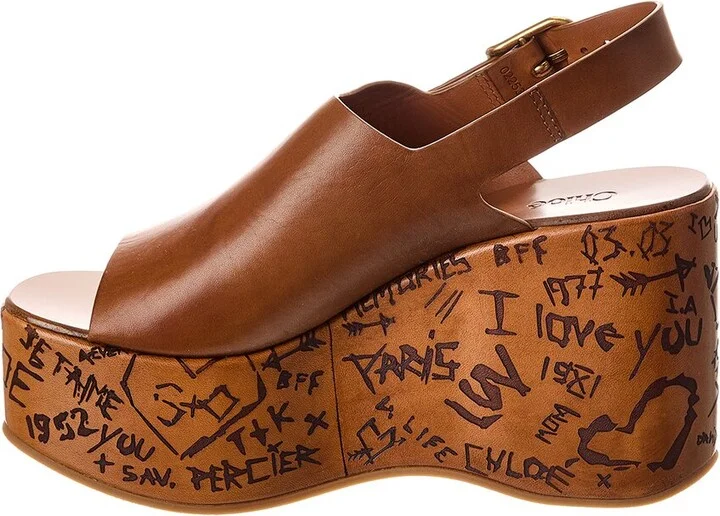Chloé Maxime Leather Sandal - Image 2