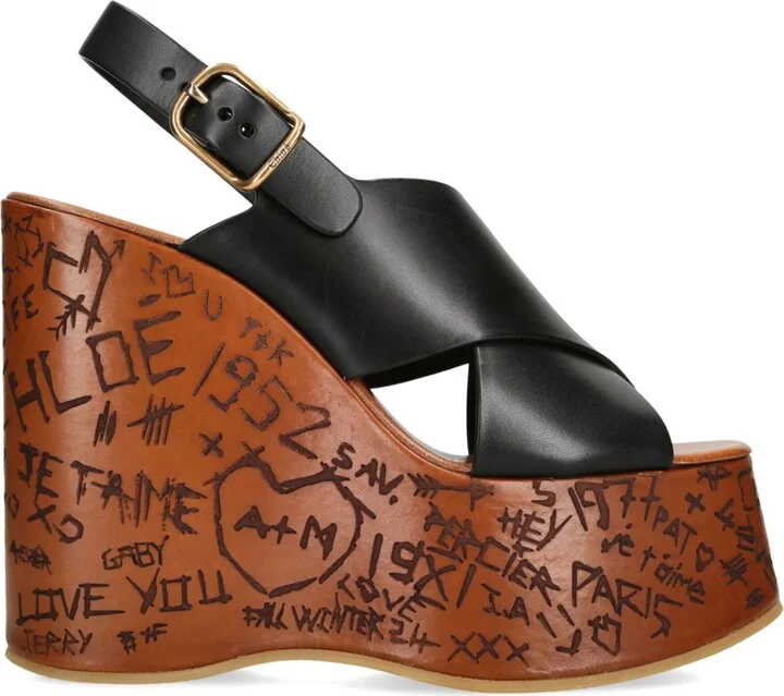 Chloé Maxime Wedge Sandals 135