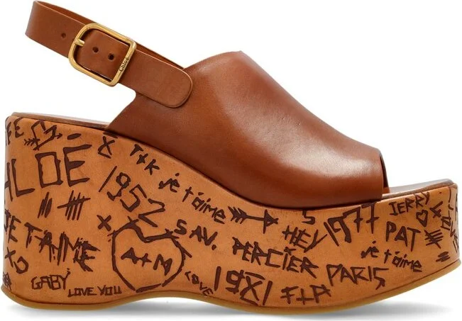 Chloé Maxime Wedge Sandals