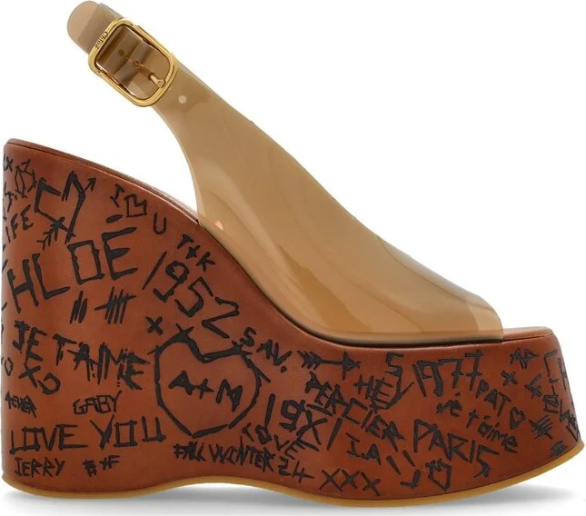 Chloé Maxime Wedge Sandals