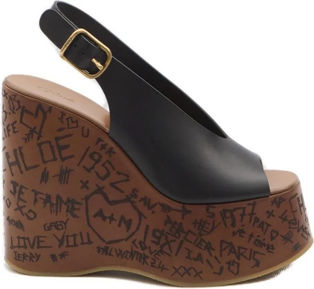 Chloé Maxime Wedge Sandals