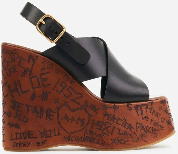 Chloé Maxime Wedge Sandals