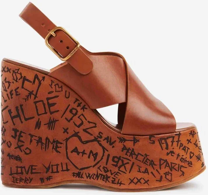 Chloé Maxime Wedge Sandals