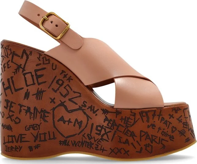 Chloé Maxime Wedge Sandals