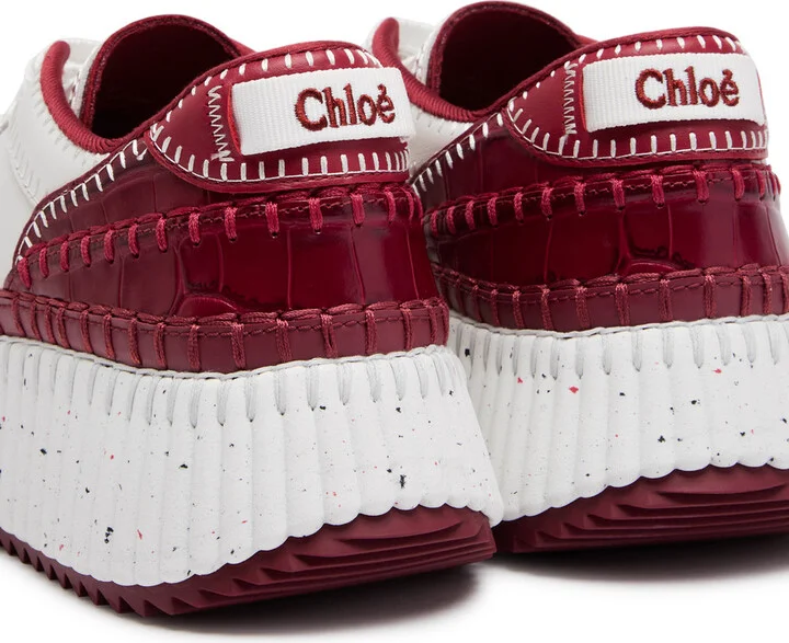 Chloe Nama Leather Sneaker - Image 4