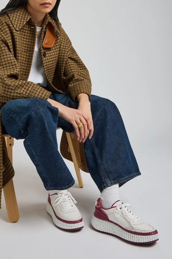 Chloe Nama Leather Sneaker - Image 5