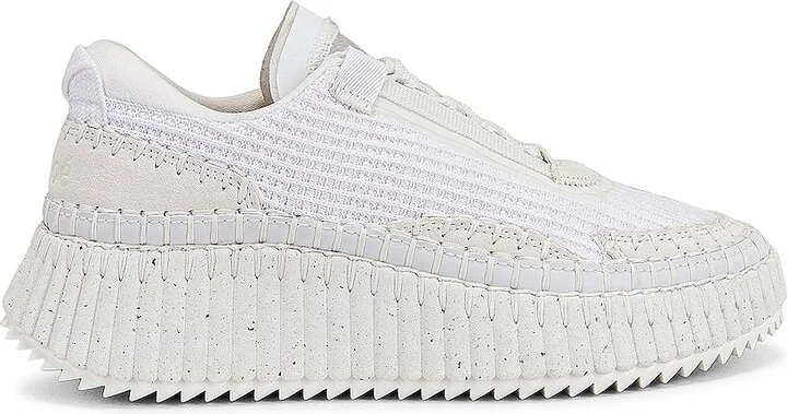 Chloe Nama Low Top Sneakers in White