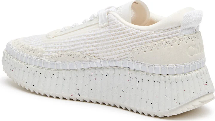 Chloe Nama Panelled Knitted Sneakers - Image 2