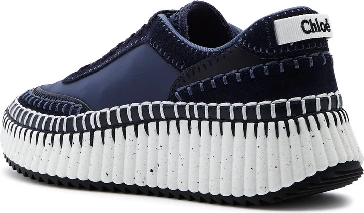 Chloe Nama Panelled Nylon Sneakers - Image 2