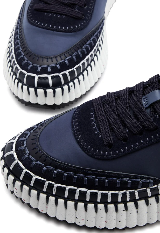 Chloe Nama Panelled Nylon Sneakers - Image 4