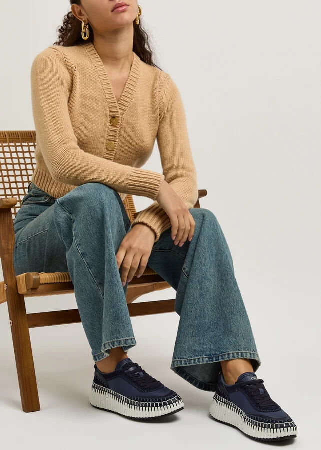 Chloe Nama Panelled Nylon Sneakers - Image 5