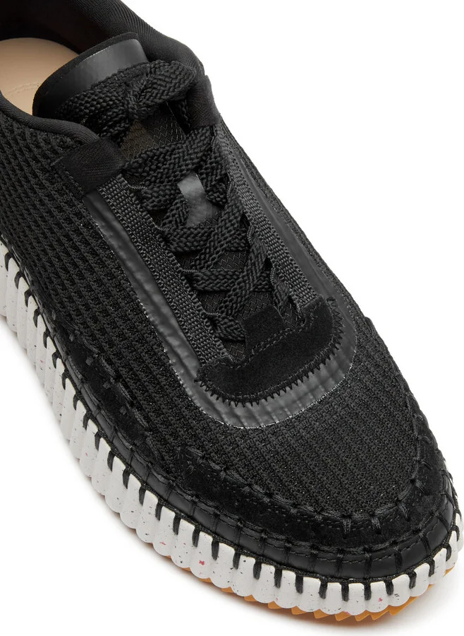 Chloe Nama Panelled Recycled Mesh Sneakers - Image 4