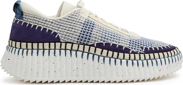 Chloe Nama Panelled Recycled Mesh Sneakers
