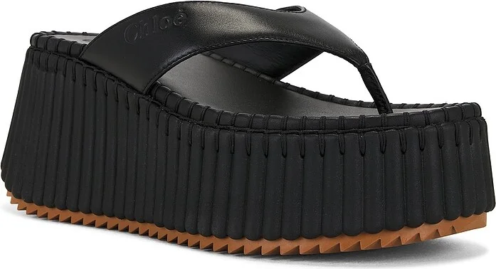 Chloe Nama Sandal in Black - Image 2