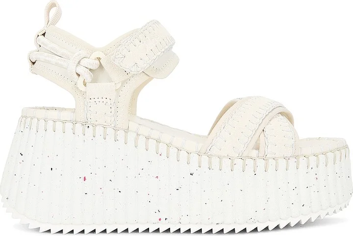 Chloe Nama Sandal in White