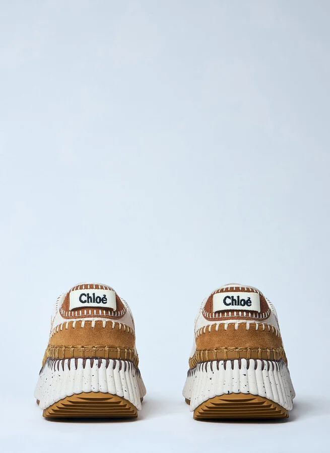 Chloé Nama Sneaker - Woman Sneakers Beige Eu - 38 - Image 6