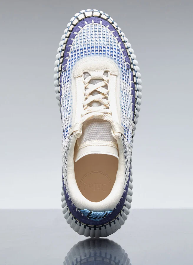 Chloé Nama Sneakers - Woman Sneakers Blue Eu - 40 - Image 7