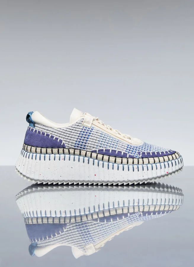 Chloé Nama Sneakers - Woman Sneakers Blue Eu - 40