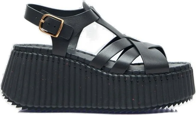 Chloé Nama Wedge Sandals