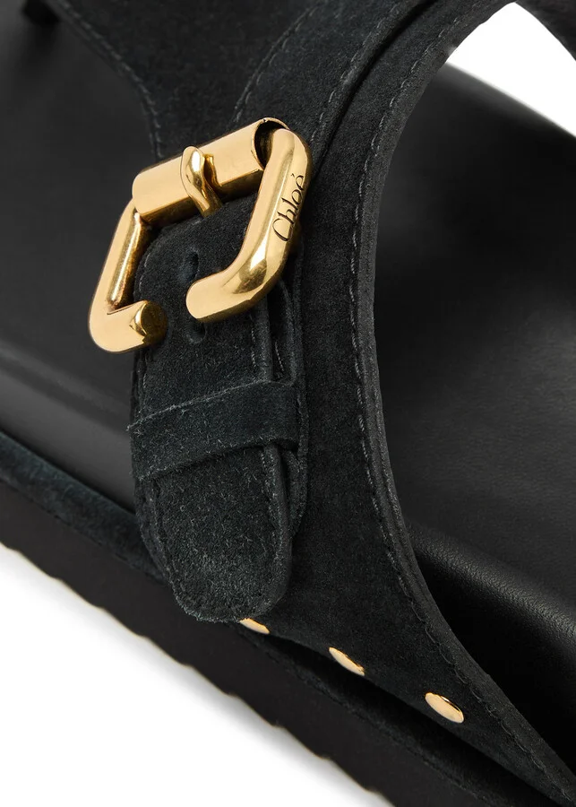 Chloe Nil Suede Thong Sandals - Image 4
