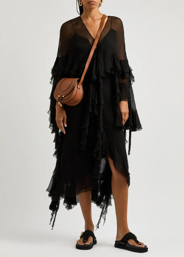 Chloe Nil Suede Thong Sandals - Image 6