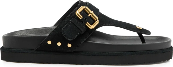 Chloe Nil Suede Thong Sandals