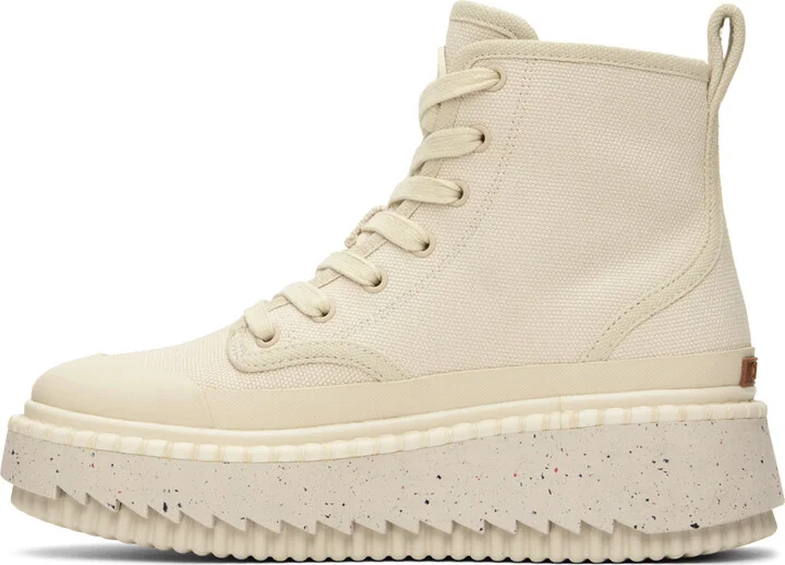 Chloé Off-White Lilli Desert Boots - Image 3