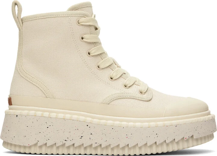 Chloé Off-White Lilli Desert Boots