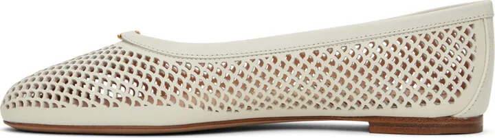 Chloé Off-White Marcie Ballerina Flats - Image 3
