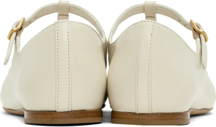 Chloé Off-White Marcie Ballerina Flats - Image 2