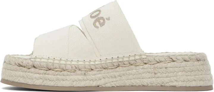 Chloé Off-White Mila Sandals - Image 3