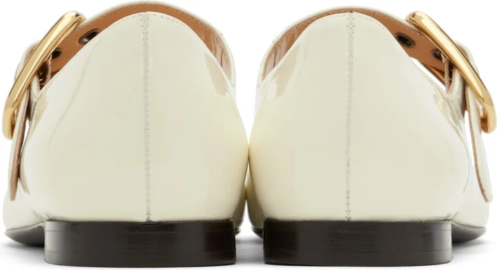 Chloé Off-White Polly Ballerina Flats - Image 2