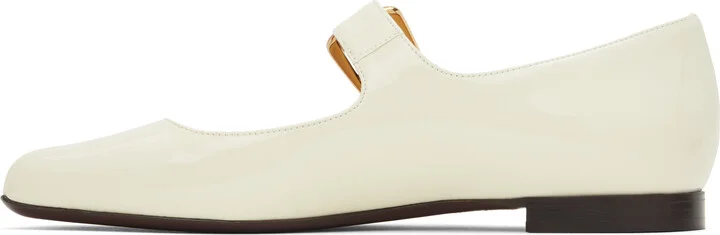 Chloé Off-White Polly Ballerina Flats - Image 3