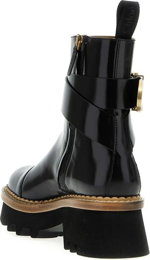 Chloé Owena Leather Boots - Image 3
