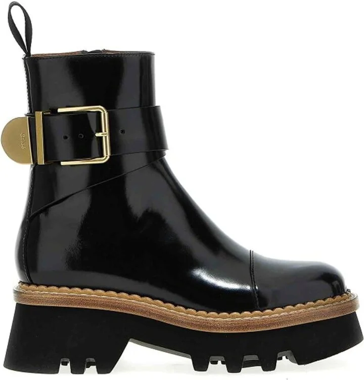 Chloé Owena Leather Boots