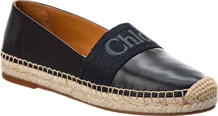 Chloé Piia Flat Leather Espadrille