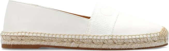 Chloé Piia Logo Embroidered Espadrilles