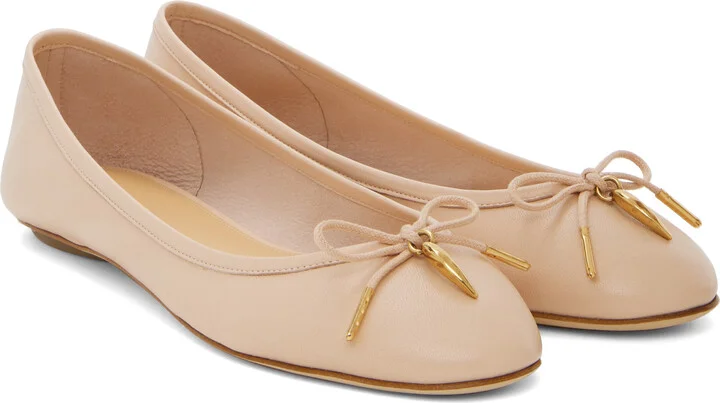 Chloé Pink Iris Ballerina Flats - Image 4