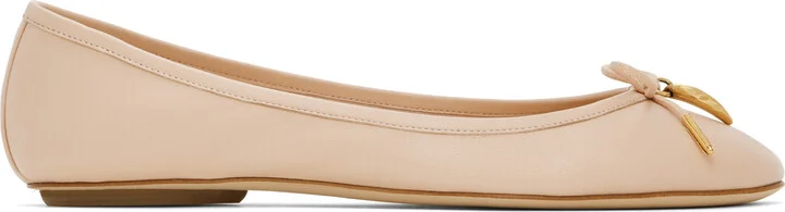 Chloé Pink Iris Ballerina Flats