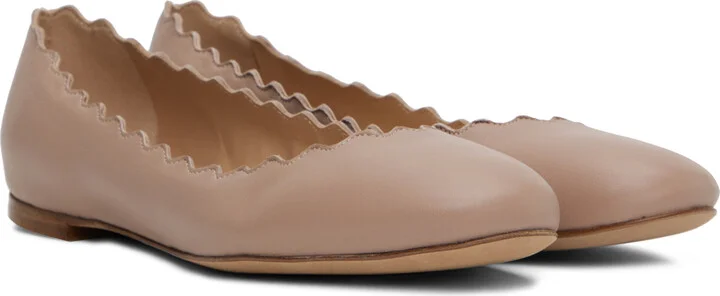 Chloé Pink Lauren Ballerina Flats - Image 4