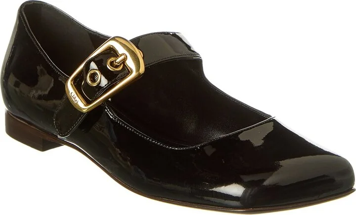 Chloé Polly Patent Ballerina Flat