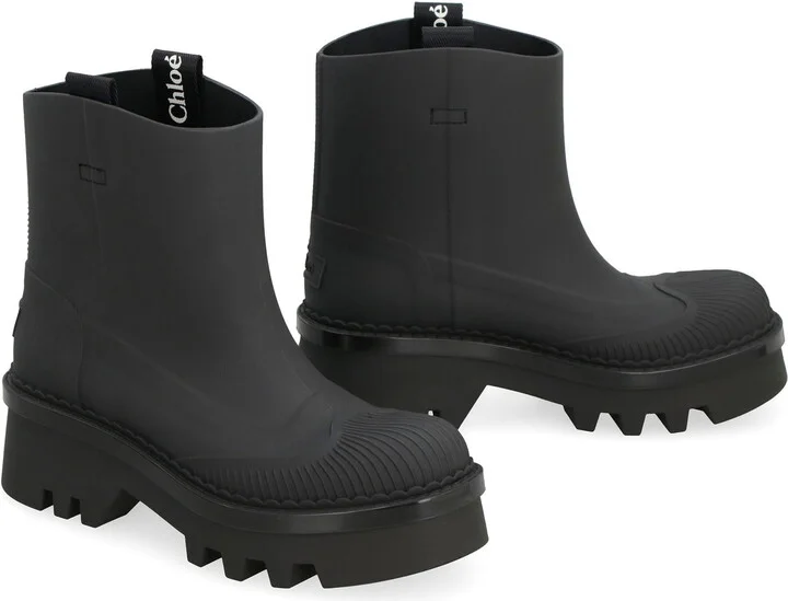 Chloé Raina Rubber Rain Boots - Image 3