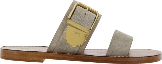 Chloé Rebecca Double-Strap Slides