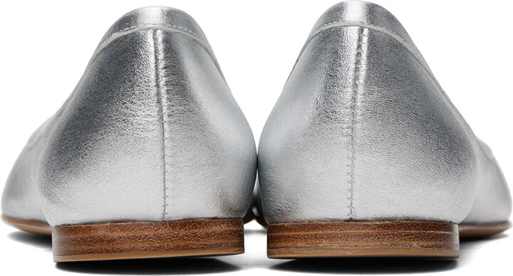 Chloé Silver Marcie Ballerina Flats - Image 2