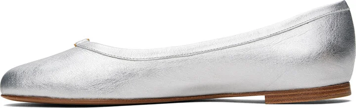 Chloé Silver Marcie Ballerina Flats - Image 3