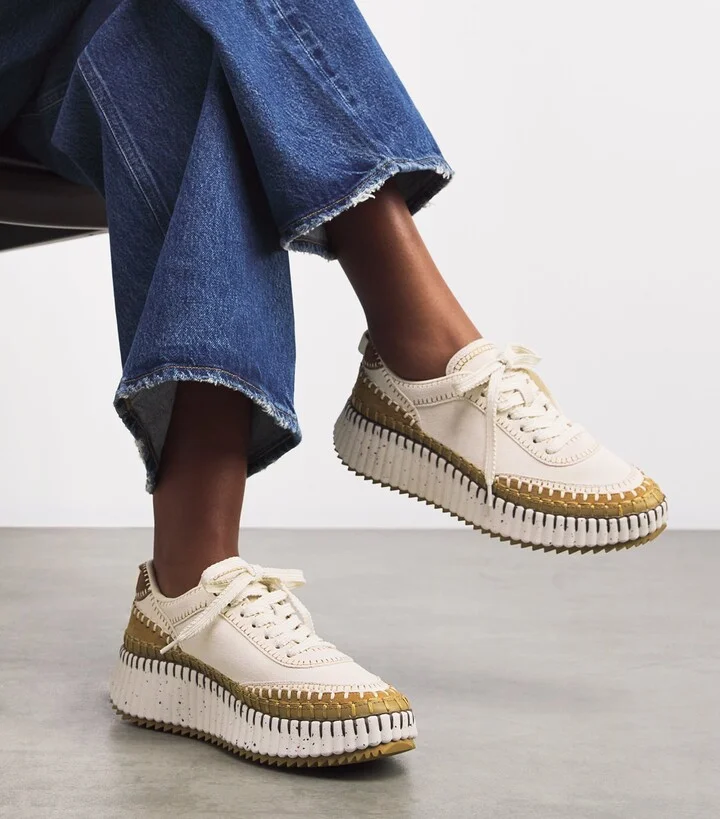 Chloé Suede Nama Runner Sneakers - Image 2