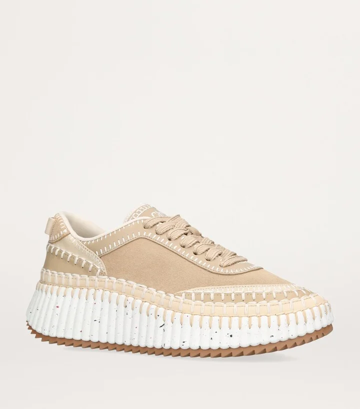 Chloé Suede Nama Runner Sneakers - Image 3